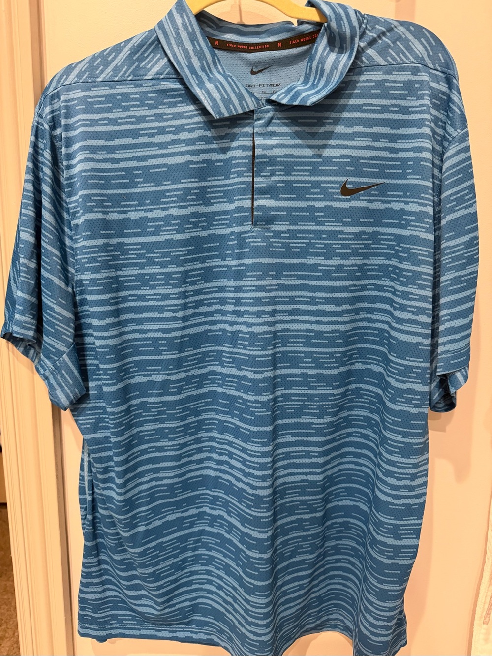 Nike Tiger Woods Collection Blue Polo